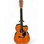 Used Martin OMC28E Natural Acoustic Electric Guitar Natural