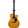 Used Martin OMC28E Natural Acoustic Electric Guitar Natural