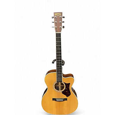Used Martin OMCPA3 Natural Acoustic Electric Guitar