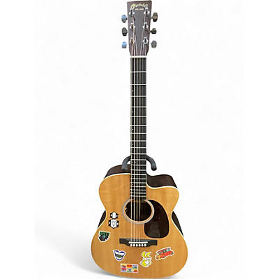 Used Martin OMCPA4 Natural Acoustic Electric Guitar