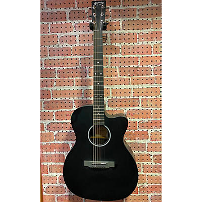 Martin Used Martin OMCX1KE Satin Black Acoustic Electric Guitar