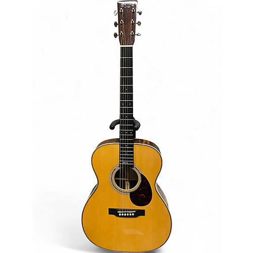 Used Martin OMJM John Mayer Signature Natural Acoustic Electric Guitar Natural