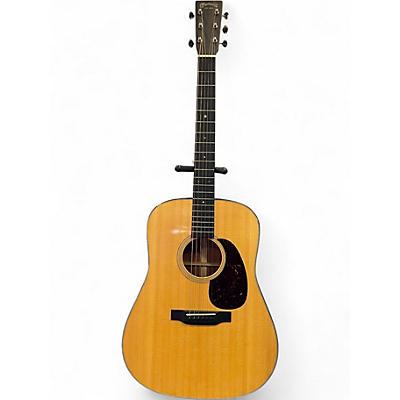 Used Martin Used 2021 Martin D18 Natural Acoustic Guitar Brown Acoustic Guitar
