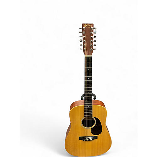 Used Martin X SERIES 12 STRING Natural 12 String Acoustic Electric Guitar Natural