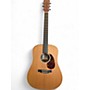 Used Martin X SERIES CUSTOM Natural Acoustic Electric Guitar Natural