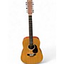 Used Martin X SERIES CUTSOM 12 STRING Natural 12 String Acoustic Electric Guitar Natural