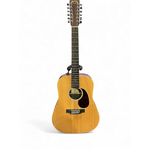 Used Martin X SERIES  Natural 12 String Acoustic Electric Guitar Natural