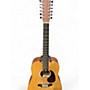 Used Martin X SERIES Natural 12 String Acoustic Electric Guitar Natural