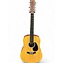 Used Martin X SERIES SPECIAL 12 STRING Natural 12 String Acoustic Electric Guitar Natural