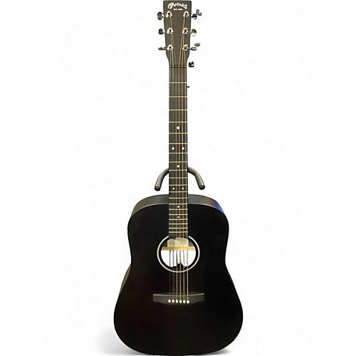 Used Martin X Series D-X1 Left-Handed Black Acoustic Guitar Black