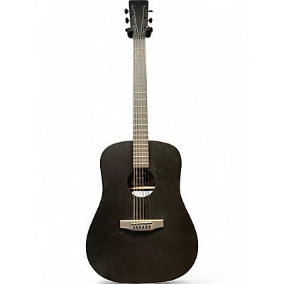 Used Martin X Series Dreadnought Blackout Edition Matte Black Acoustic Electric Guitar