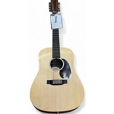 Martin Used Martin X Series Natural 12 String Acoustic Guitar