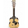 Used Martin X series Natural Acoustic Electric Guitar Natural