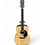 Used Martin d13E Natural Acoustic Electric Guitar Natural