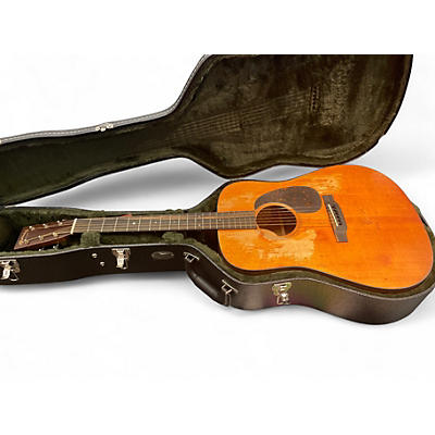 Used Martin d18 street legand Natural Acoustic Electric Guitar