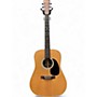 Used Martin d2r Natural Acoustic Guitar Natural