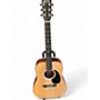 Used Martin dreadnaught junior Natural Acoustic Electric Guitar Natural