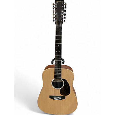 Used Martin dx2 Natural 12 String Acoustic Electric Guitar
