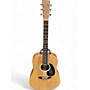 Used Martin dx2 Natural Acoustic Electric Guitar Natural