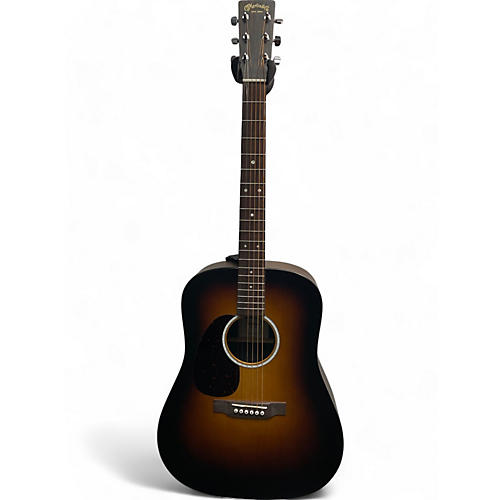 Martin Used Martin dx2e bust burst Acoustic Electric Guitar burst