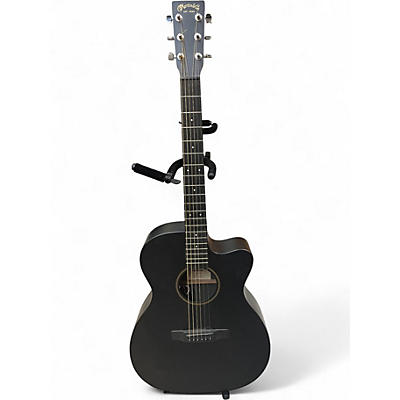 Used Martin  x series custom Black Acoustic Electric Guitar