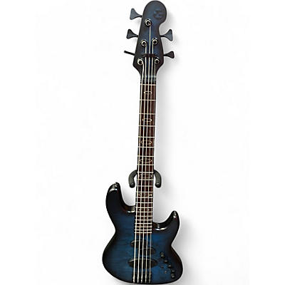 Used Maruszczyk ELWOOD L  Blue Burst Electric Bass Guitar