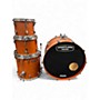 Used Maryland Drum 4 Piece Dc Custom Antique Amber Drum Kit Antique Amber