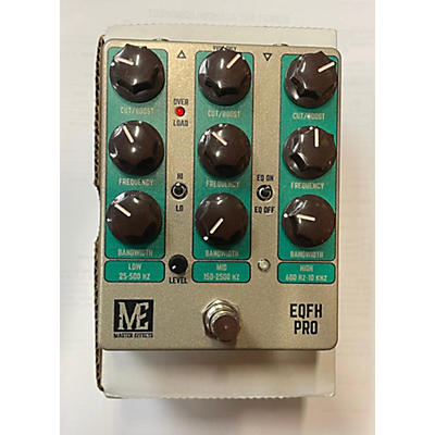 Used Master Effects EQFH Pro Equalizer Pedal