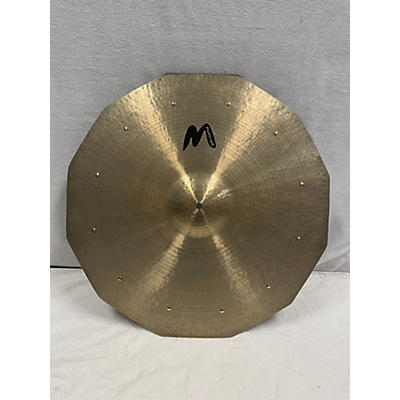 Used Masterwork 24in Dodecagon JAZZ MASTER 24" Crash Ride Paper Thin Cymbal