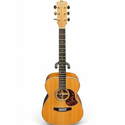 Used Maton EBG808 ARTIST Natural Acoustic Electric Guitar