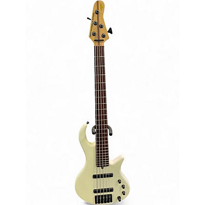 Used Matt Pulcinella Basses LEVEL 5 WHITE Electric Bass Guitar
