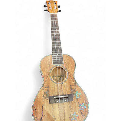 Used Maui Sparkled Maple concert  Maple Resonator Guitar
