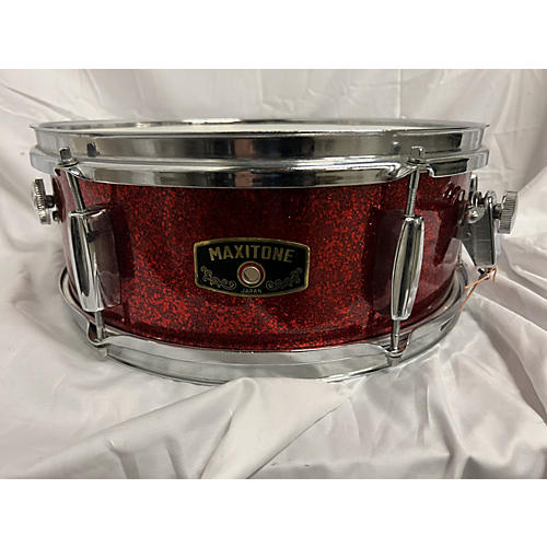 Maxitone Used Maxitone 5X14 1960s Drum Red Sparkle red sparkle 8