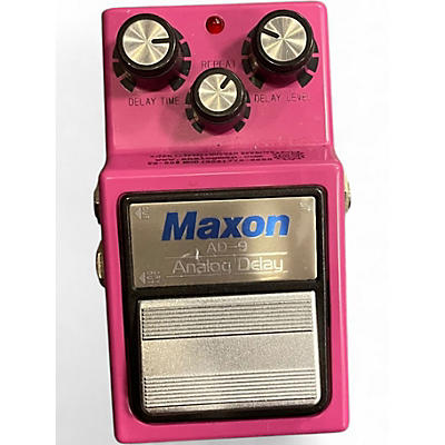 Used Maxon AD9 Amalog Delay Analogman Modded Effect Pedal