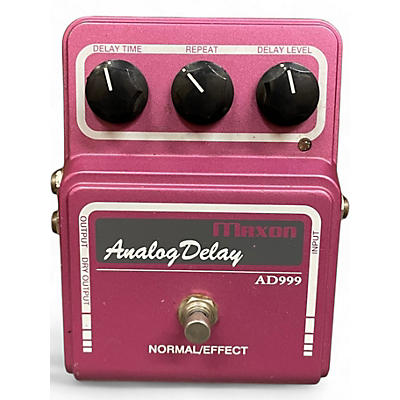Used Maxon AD999 Vintage Series Analog Delay Effect Pedal