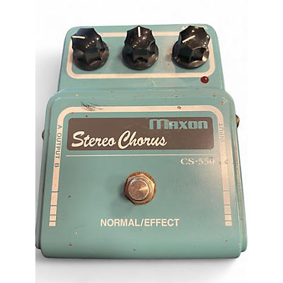 Used Maxon CS-550 STEREO CHORUS Effect Pedal