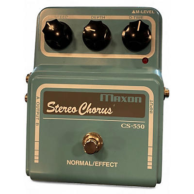 Used Maxon CS-550 Stereo Chorus Effect Pedal