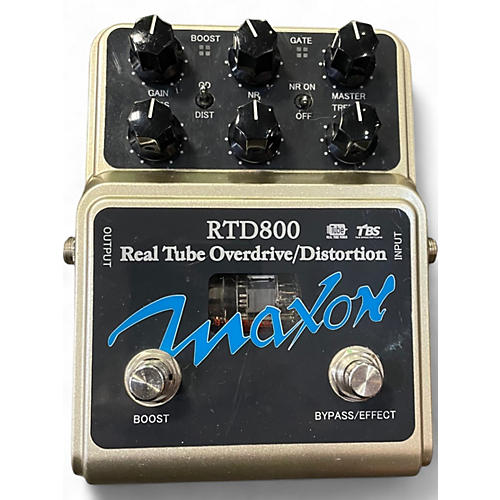 Used Maxon RTD800 Real Tube Overdrive Effect Pedal