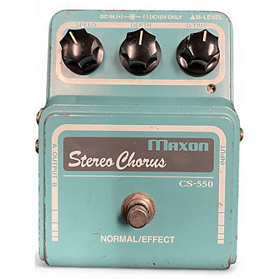Used Maxon Stereo Chorus Effect Pedal