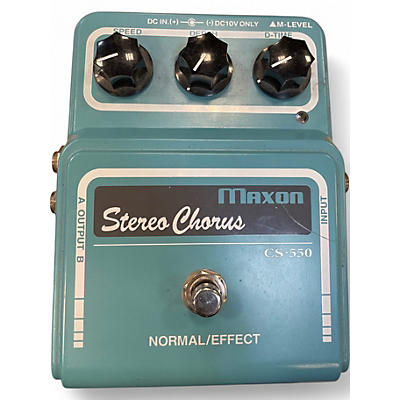 Used Maxon stereo chorus Effect Pedal