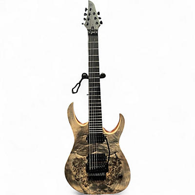 Used Mayones  DUVELL CUSTOM  ELITE 7 FR Natural GRAY Solid Body Electric Guitar