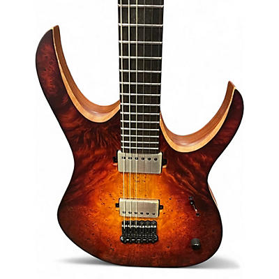 Used Mayones DUVELL ELITE 6 LAVA Worn Natural Solid Body Electric Guitar