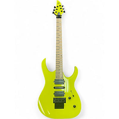 Used Mayones DUVELL ELITE PRO 6 SOLAR YELLOW Solid Body Electric Guitar