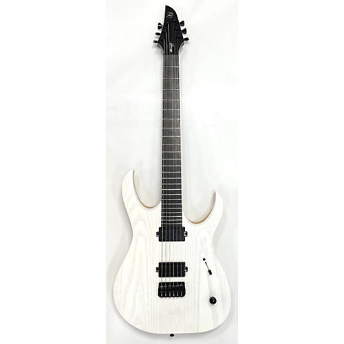 Mayones Used Mayones Duvell Elite Gothic Trans White Solid Body Electric Guitar Trans White