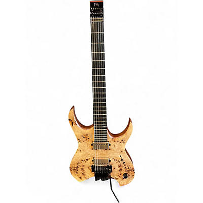 Used Mayones Hydra Elite Pro 6 Trans Natural Satine Solid Body Electric Guitar