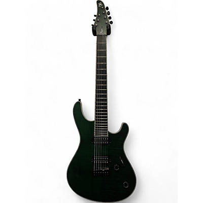 Mayones Used Mayones Regius 7M Trans Emerald-Green Matt Solid Body Electric Guitar