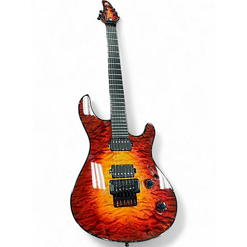 Used Mayones Regius Trans Natural Fade 3 Tone Sunburst Solid Body Electric Guitar Trans Natural Fade 3 Tone Sunburst