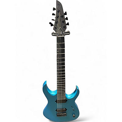 Used Mayones duvell dt 7 Opal Blue Solid Body Electric Guitar