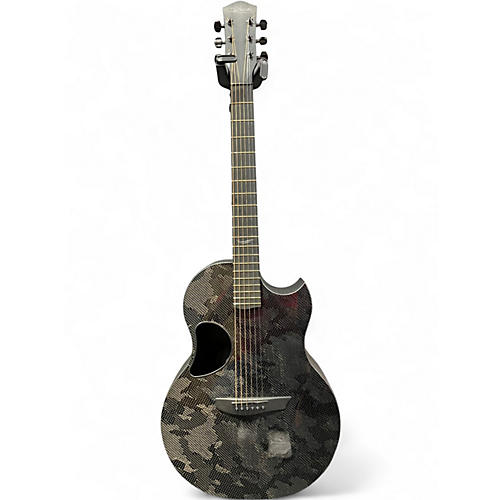 Used McPherson Carbon Series carbon fibre camo Acoustic Electric Guitar carbon fibre camo
