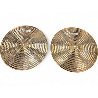 Used Mehteran 15in ZEBRA HIHAT PAIR Cymbal